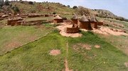 Filming with drone in Nuba mountains, Sudan