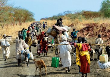 Blue Nile remains the most cut off from the attention of the world, endless masses of people are fleeing the war ...