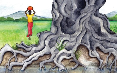 Greeting cards with African motives