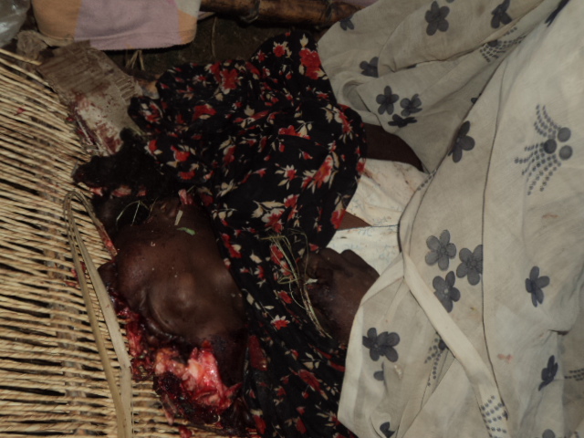 Nuba Mountains war crime victims