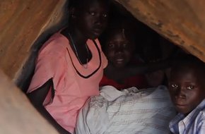 With the School Children in Nuba Mountains